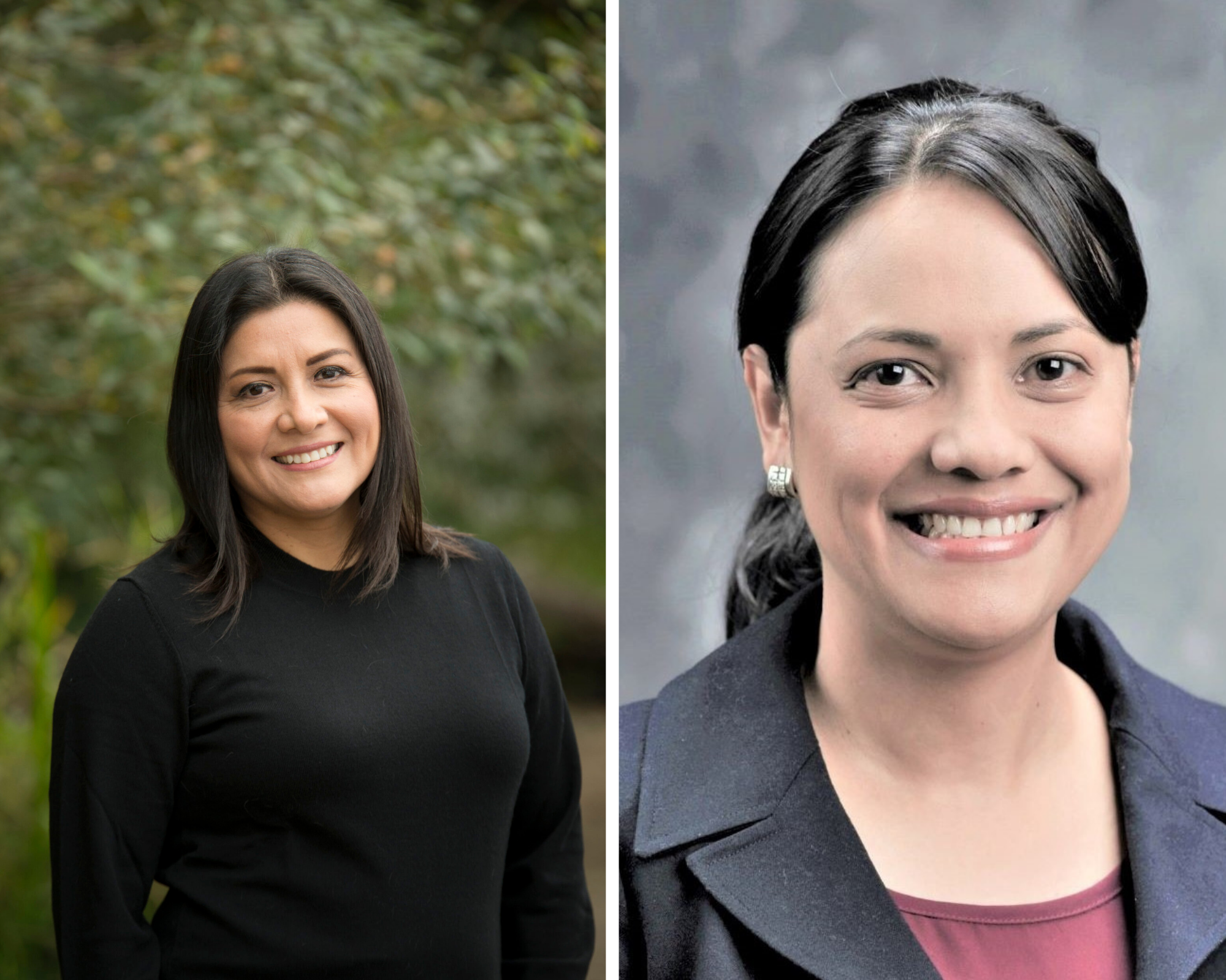 VacCAP team members Dr. Karina Gallardo (left) and Dr. Elizabeth Canales (right).